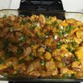 Tina Stewart Robertson's cooksnap of when they made Loaded Potato & Buffalo Chicken Casserole.