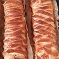 El cooksnap de Vicente Darias Dorta cuando hizo Trenza de hojaldre con jamón y queso.