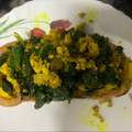El cooksnap de Alícia Peñarroja Castellet cuando hizo Tostas con falso revuelto de verduras, vegano/vegetariano.