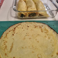 El cooksnap de Paula Gaffoglio cuando hizo Masa panqueques para canelones.