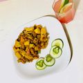 lubabatu harande's cooksnap of when they made Yam and plantain stirfry.
