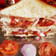 Mrinalini Sinha का कुकस्नैप जब उन्होंने टमाटर प्याज़ के चीज़ी सैंडविच (Tamatar pyaz ke cheesy sandwich recipe in hindi) बनाया था।