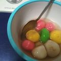 Cooksnap dari Eka Budiarti untuk resep Onde Jahe Rainbow 🍡🍡 / Wedang Ronde