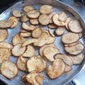 El cooksnap de Paula Andrea Boscaroli cuando hizo CHIPS DE BATATA QUE SON LA GLOORIA!!! 🤤🍠.