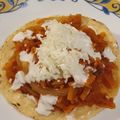 El cooksnap de Ana Lolis GS cuando hizo Tinga vegetariana.