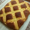 El cooksnap de les lamers cuando hizo Coca de brioche con crema pastelera.