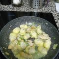 El cooksnap de Karmele Martínez Salas cuando hizo Alcachofas con navajuelas en salsa verde.