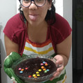 El cooksnap de Tamara Mendizábal Huapaya cuando hizo Brownies de banana y chocolate fácil!!!.