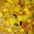 Sonali Banerjee's cooksnap of when they made ঘুঘনি (ghoogni recipe in Bengali).
