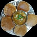Bhakti का कुकस्नैप जब उन्होंने मसाला पूरी (masala poori recipe in Hindi) बनाया था।