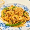 Cooksnap của Dibee khi họ làm theo món Spaghetti xào tôm, gà & rau củ