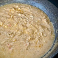 El cooksnap de Arianne cuando hizo Salsa de langostinos.
