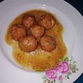 El cooksnap de Sofia Rodriguez cuando hizo Albóndigas con salsa de ciruelas.