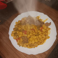 El cooksnap de Angie Mojica cuando hizo Tiburones con guiso de ternera y pimientos.