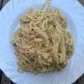 El cooksnap de jlseruiz cuando hizo Spaghetti con queso y bacon.