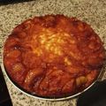 El cooksnap de Rocio Ibarra cuando hizo Torta invertida de durazno.