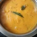 Nihar Banu's cooksnap of when they made கடலைமாவு சாம்பார்.