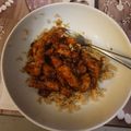 Paul Barry's cooksnap of when they made Korean Style Sticky Chilli Chicken.