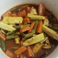 Cooksnap Naina semasa beliau membuat Paprik Ayam.