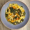Cooksnap από Μελίνα στη συνταγή Λεμονάτη φασολάδα με σπανάκι και κουρκουμά