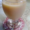 El cooksnap de graciela martinez IG @gramar09ok ☺💗 cuando hizo Smoothie de durazno, banana y yogurt diet.