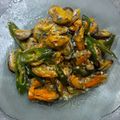Cooksnap dari 淡紫色的天空 untuk resep Oseng Kerang Cabai Hijau