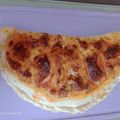 El cooksnap de Andrea Lucia Ruiz cuando hizo Calzón de cebolla, jamón y queso.