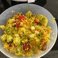El cooksnap de Alicia Lagarto cuando hizo Ensalada de Cous Cous.