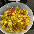 El cooksnap de Alicia Lagarto cuando hizo Ensalada de Cous Cous.