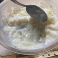 El cooksnap de daniela dibarboure santana cuando hizo Salsa Blanca en el microondas.