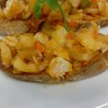 El cooksnap de josi E. cuando hizo Bacalao al ajoarriero.