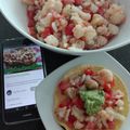 El cooksnap de Berenice Jasso cuando hizo Ceviche De Coliflor.