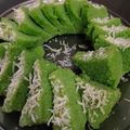 Cooksnap dari Ummu RafaRumaysa untuk resep 152. Bolu Kukus Pandan Keju