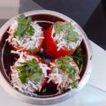 Bhavnaben Adhiya 's cooksnap of when they made સ્ટફ ટમેટો સલાડ.