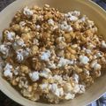 El cooksnap de antonella eberle cuando hizo Pochoclos con caramelo.
