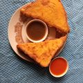 Rekha Vora's cooksnap of when they made બ્રેડ પકોડા (Bread Pakoda Recipe In Gujarati).