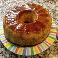 El cooksnap de Juan T. cuando hizo Flan de queso y leche condensada.