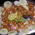 Rashmi का कुकस्नैप जब उन्होंने काले चने की स्पेशल चाट (kale chane ki special chaat recipe in hindi) बनाया था।
