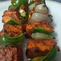 Dipika Bhalla's cooksnap of when they made પનીર ટીકા ડ્રાય (paneer tikka dry recipe in gujarati).