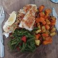 Barbara Sterlné Vereszki Cooksnap-ja, amikor elkészítette a(z) Süllőfilé mandulás fűszermorzsában receptet.