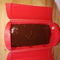 El cooksnap de bea cuando hizo Brownie de chocolate en estuche de vapor Lékué.