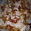 Erdélyi László Cooksnap-ja, amikor elkészítette a(z) Rakott BBQ csirke nachos receptet.