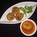 Dipika Bhalla का कुकस्नैप जब उन्होंने आलू बोंडा (Aloo bonda recipe in hindi) बनाया था।