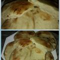 El cooksnap de Miriam Bogado Frías cuando hizo Pan Pita o Pan Árabe con harina integral.