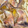El cooksnap de Ana BdH cuando hizo Contramuslos de pollo con vino al horno.