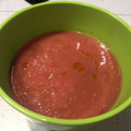 El cooksnap de Vegan Yorch cuando hizo Gazpacho andaluz.