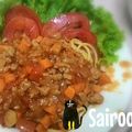 รูป Cooksnap ของ สายรุ้ง [Sairoong] เมื่อเขาทำ สปาเก็ตตี้ผัดซอสมะเขือเทศ