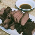 Cooksnap Zleq Kha semasa beliau membuat Daging Bakar Danok.