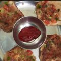 Nanu Dat का कुकस्नैप जब उन्होंने ब्रेड पिज्जा (bread pizza recipe in Hindi) बनाया था।