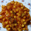 El cooksnap de Merche MR cuando hizo Salteado de garbanzos y berenjenas - receta india.